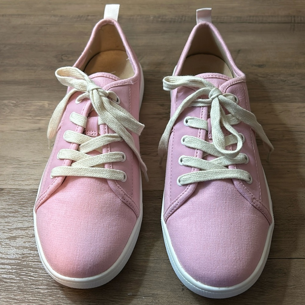 Vionic Women's Sunny Pisces Canvas Fashion Pink Sneaker - Sz. 8.5